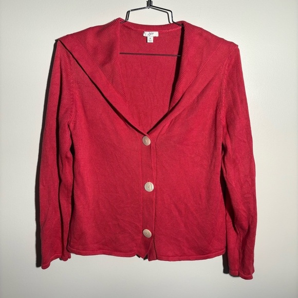 J. Jill Silk Blend Knit Cardigan - Picture 1 of 7